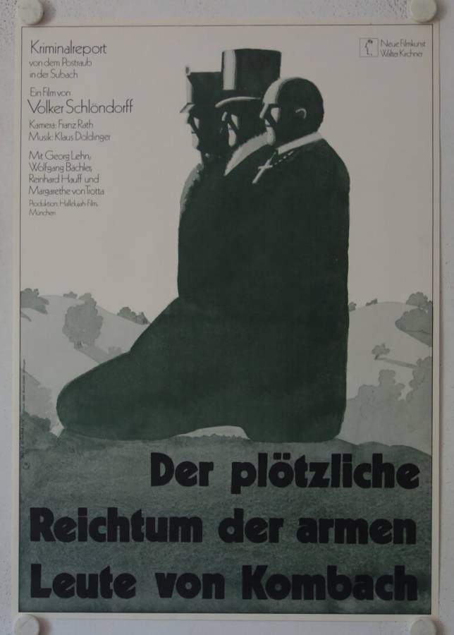 Der plötzliche Reichtum der armen Leute von Kombach originales deutsches Filmplakat